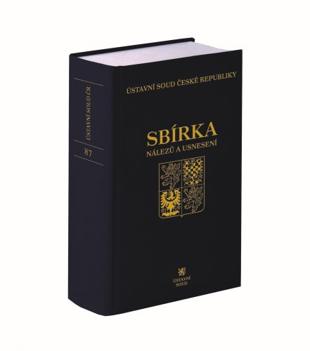 Sbírka nálezů a usnesení ÚS ČR, svazek 87 (vč. CD)