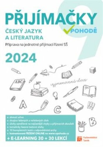 Přijímačky 9 Český jazyk a literatura + E-learning 2024