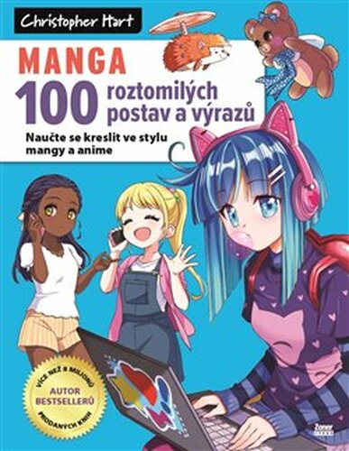 MANGA – 100 roztomilých postav a výrazů