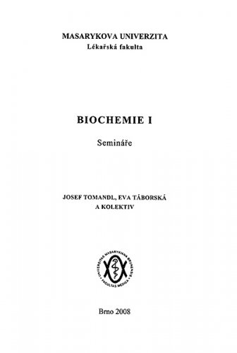 Biochemie I. Semináře