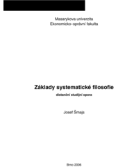 Základy systematické filosofie