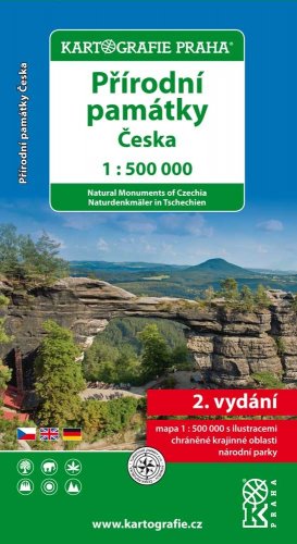Přírodní památky Česka, 1 : 500 000