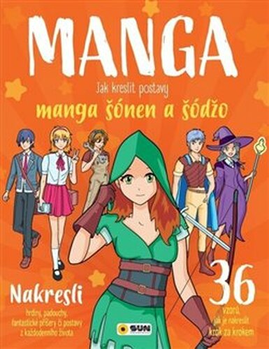 Manga - Jak kreslit postavy šonen a šodžo