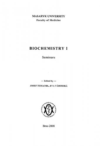 Biochemistry I. Seminars