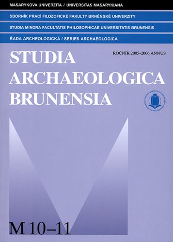Sborník prací filozofické fakulty brněnské univerzity M 10–11, řada archeologická