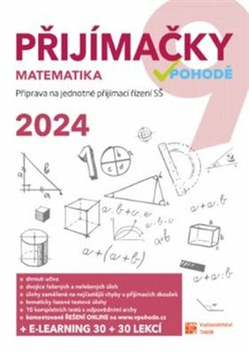 Přijímačky 9 Matematika + E-learning 2024