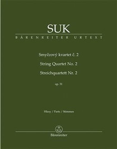 Smyčcový kvartet č. 2 op. 31 - hlasy - Josef Suk