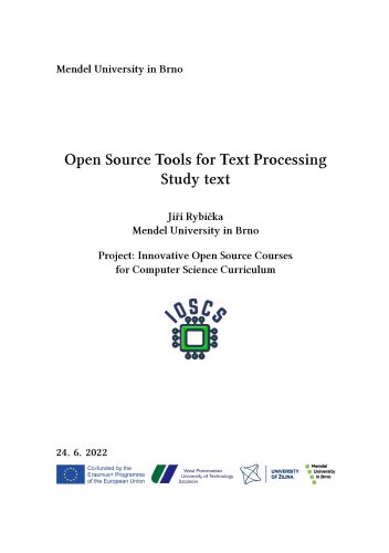 Open Source Tools for Text Processing