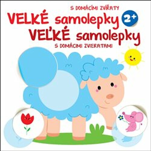 Velké samolepky s domácími zvířaty - Ovce