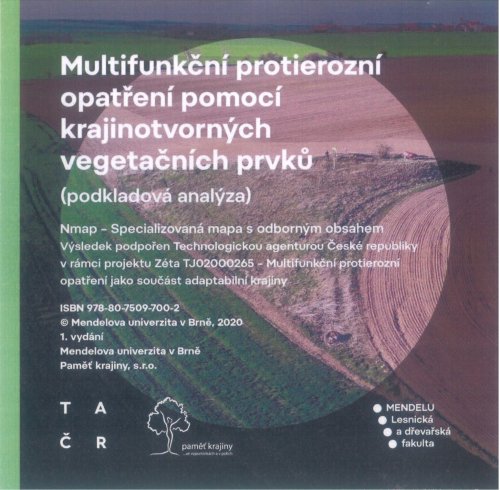 Multifunkční protierozní opatření pomocí krajinotvorných vegetačních prvků (podkladová analýza)