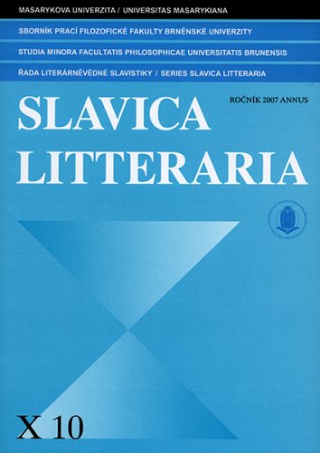 Sborník prací filozofické fakulty brněnské univerzity X 10, řada literárněvědné slavistiky