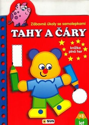 Zábavné úkoly se samolepkami-Tahy a čáry