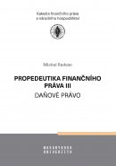 Propedeutika finančního práva III