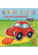 Dopravní prostředky - Kniha s puzzle
