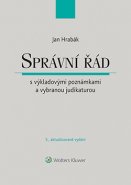 Správní řád s výkladovými poznámkami a vybranou judikaturou