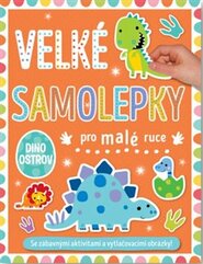 Velké samolepky pro malé ruce - Dino ostrov