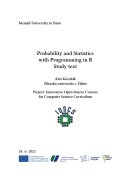 Probability and Statistics with Programming in R