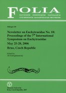 Newsletter on Enchytraeidae No. 10: Proceedings of the 7th International Symposium on Enchytraeidae. May 25-28, 2006, Brno, Czech Republic