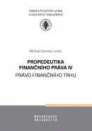 Propedeutika finančního práva IV