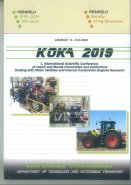 Proceedings of the L. International Scientific Conference of Czech and Slovak Universities and Institutions Dealing with Motor Vehicles and Internal Combustion Engines Research – KOKA 2019